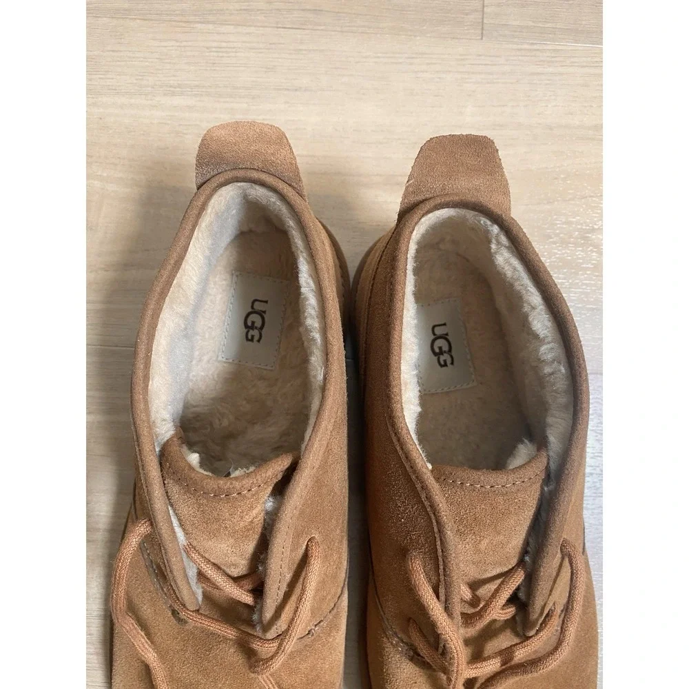 UGG Maksim Chukka Boots Tan Brown Suede Lace Up‎ Men's 10